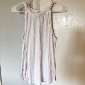 LOFT Braided Neck Halter Top Size S